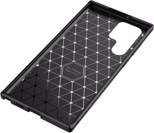 Actual product image MU Style Carbon Fiber TPU Softcase Series (Samsung Galaxy S22 Ultra)