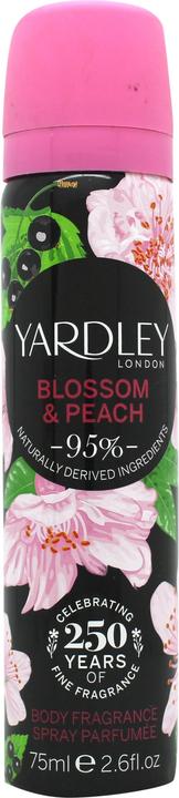 Actual product image Yardley Blossom & Peach by London Body Fragrance Spray 77 ml (Spray, 77 ml)