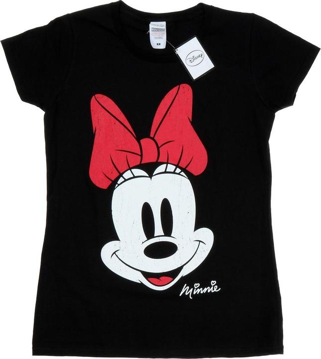 Disney Minnie Mouse Distressed Face TShirt