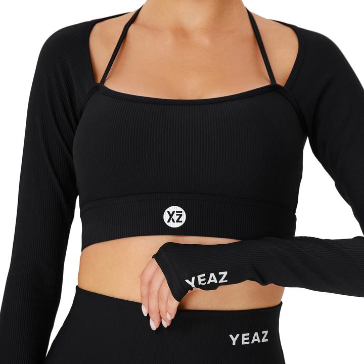 Produktbild Yeaz CLUB LEVEL SET Long Top Shorts XL (Black) (XL)