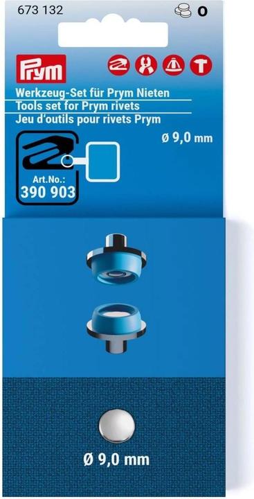 Image du produit Prym Kit d'outils pour rivets 9 mm