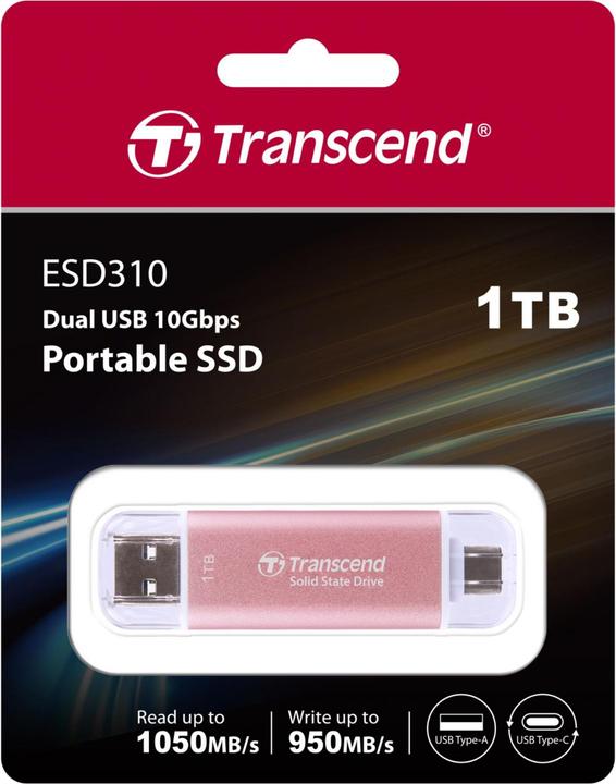 Immagine prodotto Transcend ESD310 (1000 GB, USB 3.2 Gen 2)