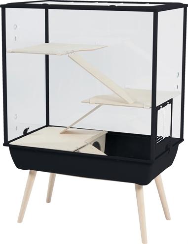 Actual product image Zolux Knaagdierkooi Nevo Royal Plexiglas Zwart