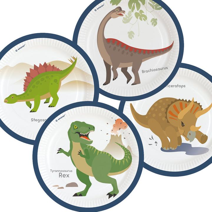 Image du produit Riethmüller 8 Assiettes Happy Dinosaur 23cm (8 x)