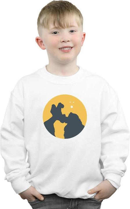 Produktbild Disney Lady And The Tramp Moonlight Kiss Sweatshirt Jungen (140, 146)