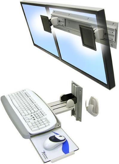 Produktbild Ergotron Neoflex Dual Wandhalterung (Wand, 24")