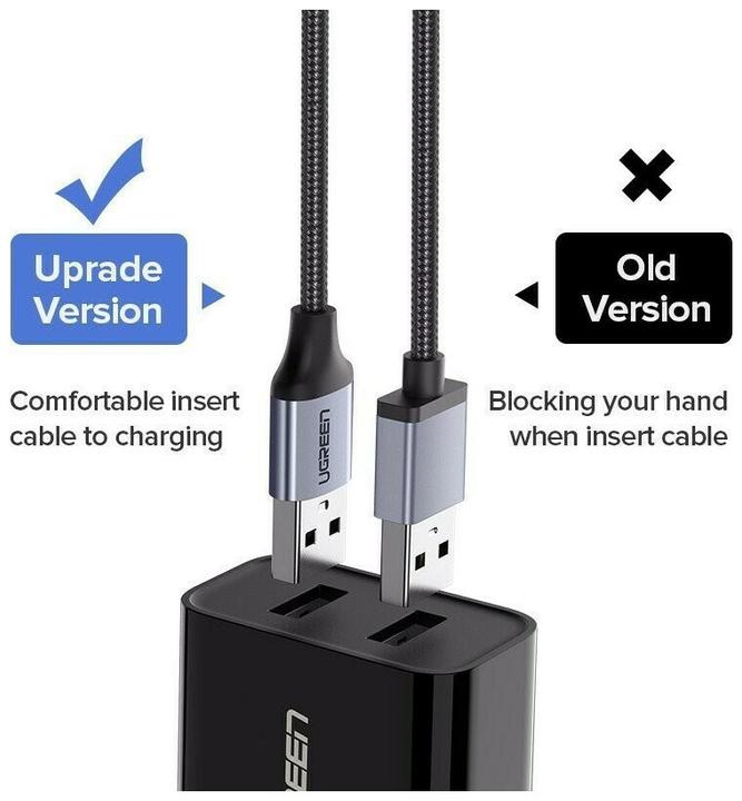 Produktbild Ugreen USB Typ A – Micro USB B (2 m, USB 3.0)