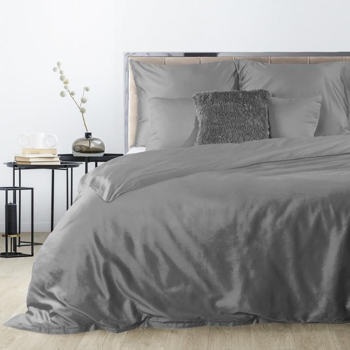 Actual product image Eurofirany DIVA LINE DINA High quality cotton satin single color bedding set, 220 X 200 cm, 2 pcs. 70 X 80 cm (Duvet cover, 220 x 200 cm)