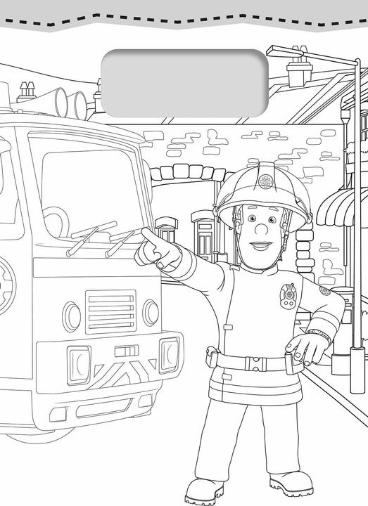 Image du produit Panini Sam le pompier : Mon bloc de coloriage incendiaire