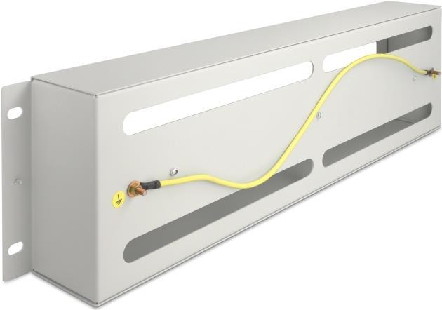 Actual product image Delock 19? Circuit breaker strip with cover and top-hat rail