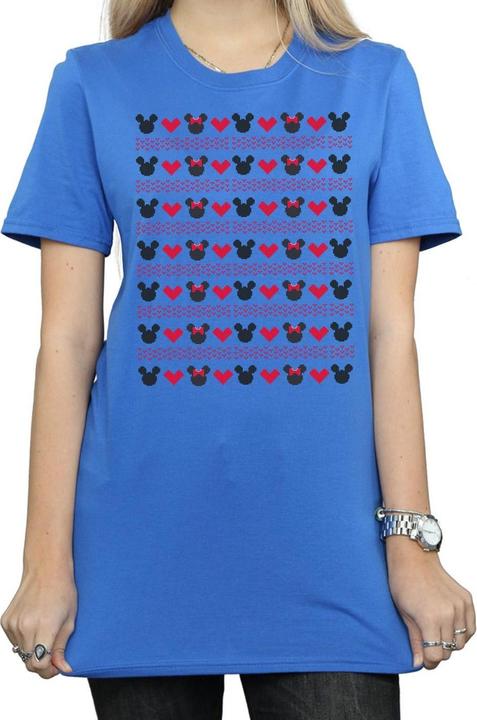 Produktbild Disney Mickey And Minnie Christmas Hearts TShirt (S)
