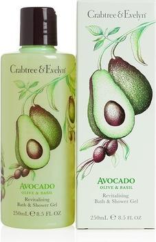 Actual product image Nuxe Crabtree & Evelyn Avocado Olive and Basil Revitalising Bath and Shower Gel 8.5 fl oz (250 ml)