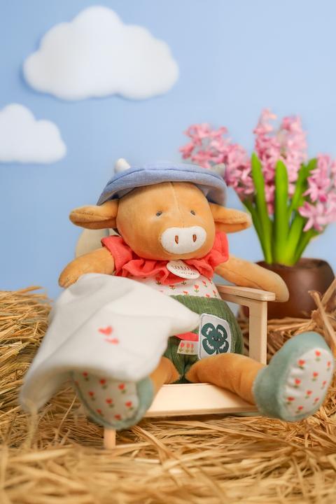 Immagine prodotto Doudou et Compagnie Kuh Aneth mit Schmusetuch 28cm