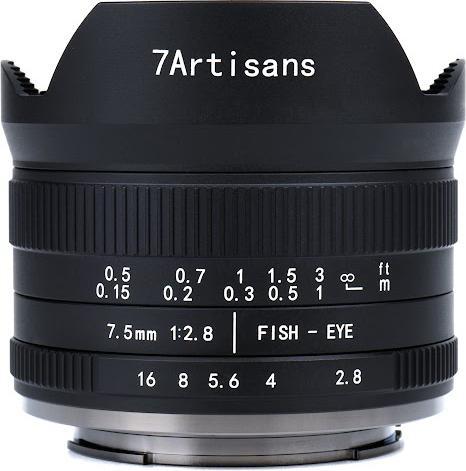 7artisans 7.5 mm F/2.8 Fisheye Mark II (Fujifilm X, APS-C / DX)