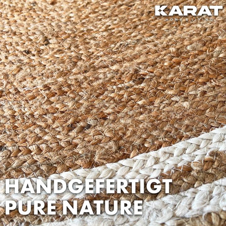Actual product image Karat Jute-Teppich (120 x 120 cm)
