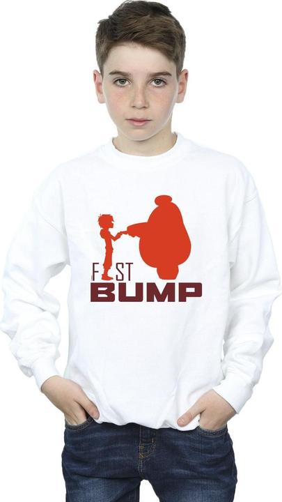 Actual product image Disney Boys Big Hero 6 Baymax Fist Bump Cutout Sweatshirt (152, 158)