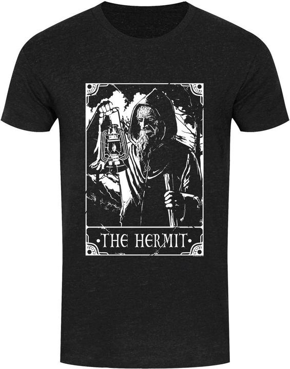 Deadly Tarot Deadly TShirt mit TarotDesign The Hermit (L)