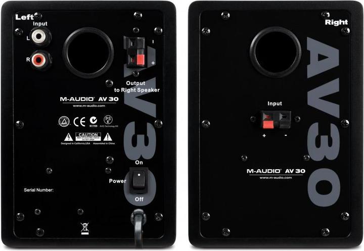 Produktbild M-Audio Studiophile AV 30 (Passiv, Aktiv, Paar, 2x 10 W)