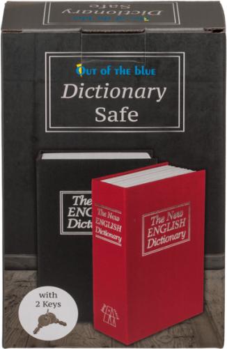 Actual product image Ootb Safe key in dictionary (18 x 12 x 10 cm)