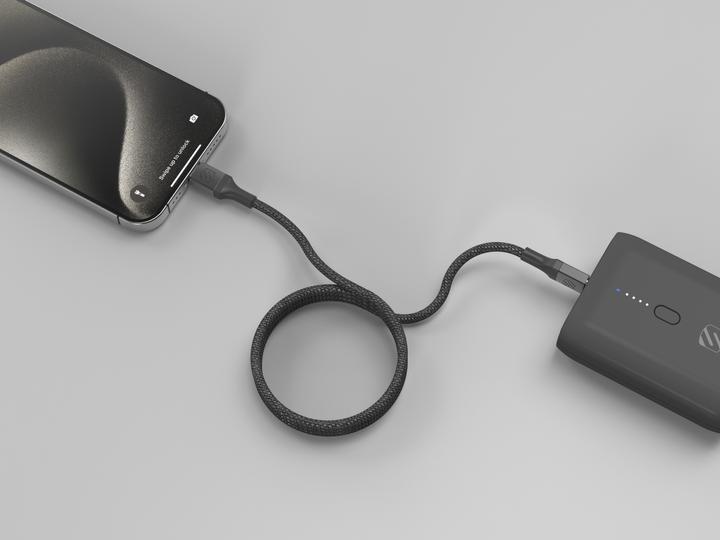 Actual product image Scosche Strikeline Cobra USB-C cable (1.80 m, USB 3.0)