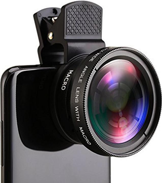 PhoneLook 2 in 1 austauschbare Smartphone Kamera Objektive universal Makro & Weitwinkel