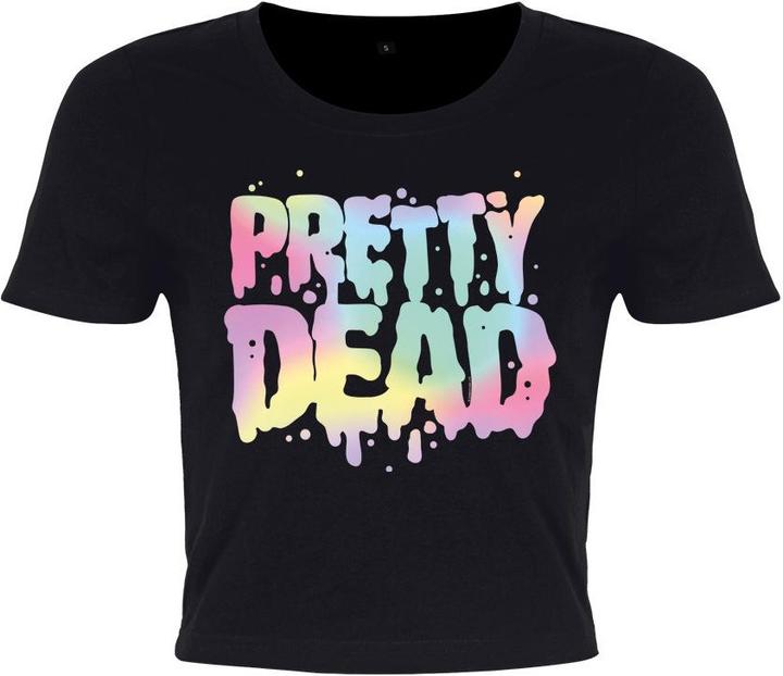 Actual product image Grindstore Pretty Dead Short Top (XS)