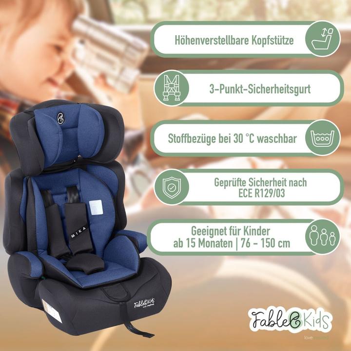 Produktbild FableKids Autokindersitz (Kindersitz, ECE R129/i-Size Norm)