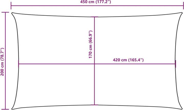 Image du produit VidaXL Nezhatok (200 x 450 cm)