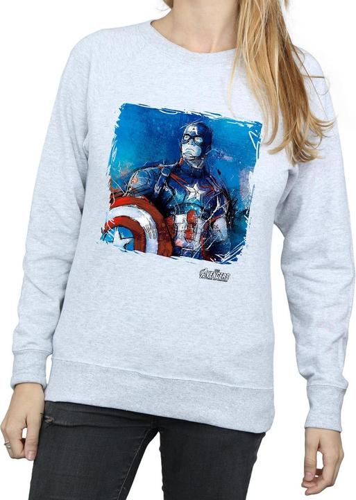 Produktbild Captain America Art Sweatshirt (S)