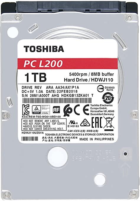 Immagine prodotto Toshiba L200 (1 TB, 2.5", CMR)