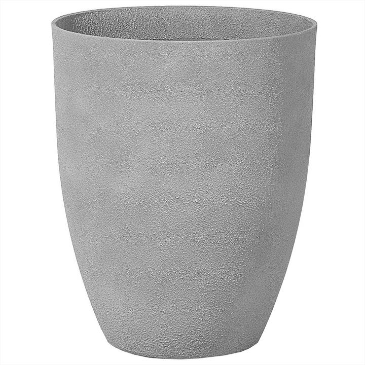 Produktbild Beliani Blumenkübel 2er Set grau rund 43 x 43 x 52 cm CROTON (43 cm)