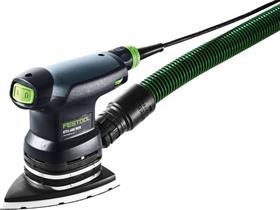 1x Festool DTS 400 Deltaschleifer, 1x Festool PROTECTOR, 1x Longlife-Staubfangbeutel, 1x StickFix Schleifschuh 100x150 mm, 1x Festool Systainer SYS 2T-LOC