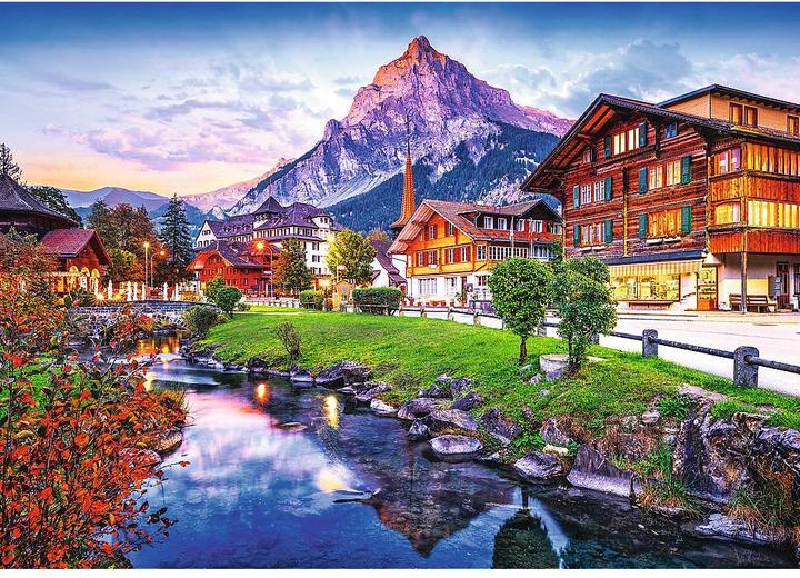 Produktbild Trefl Puzzle Premium Plus 1000 - Stadt in den Alpen, Schweiz (1000 Teile)