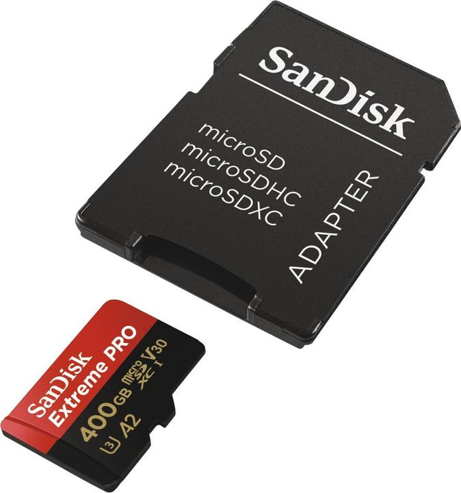 Immagine prodotto SanDisk Extreme Pro microSD A2 (400 GB, microSDXC, U3, UHS-I)