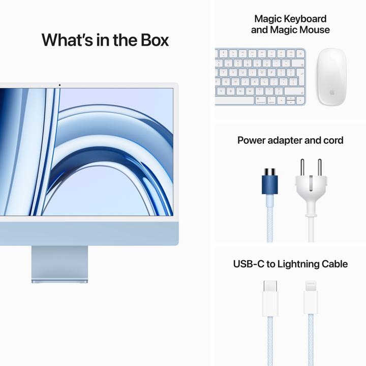 Image du produit Apple iMac 2023 (M3, 8 Go, 256 Go)