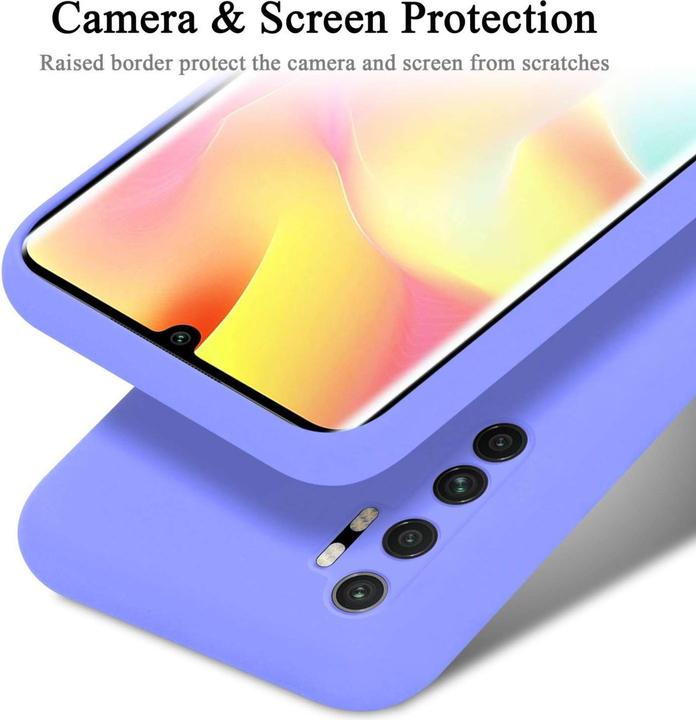 Actual product image Cadorabo Bumper Case for Xiaomi Mi NOTE 10 LITE TPU Liquid Silicone Cover for Xiaomi Mi NOTE 10 LITE (Mi Note 10 Lite)