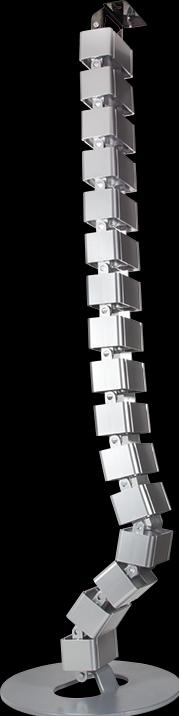 Produktbild LogiLink Flexibler Kabelkanal für den Schreibtisch, 800 x 68 mm (18 G (Kabelkanal, 2.80 cm)