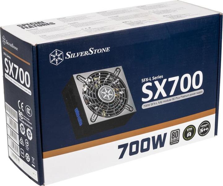 Image du produit Silverstone SST-SX700-LPT v1.1 SFX-L Alimentation électrique 80 PLUS Platine, modulaire - 700 Watt (700 W)