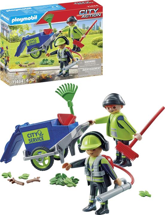 Image du produit Playmobil Stadtreinigung mit E-Fahrzeug (71434, Playmobil City Action)