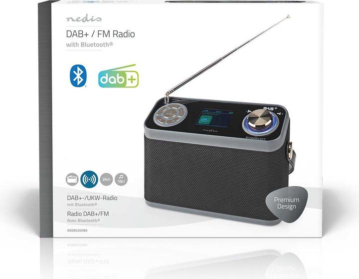 Produktbild Nedis DAB+ Radio (DAB+, FM, Bluetooth)