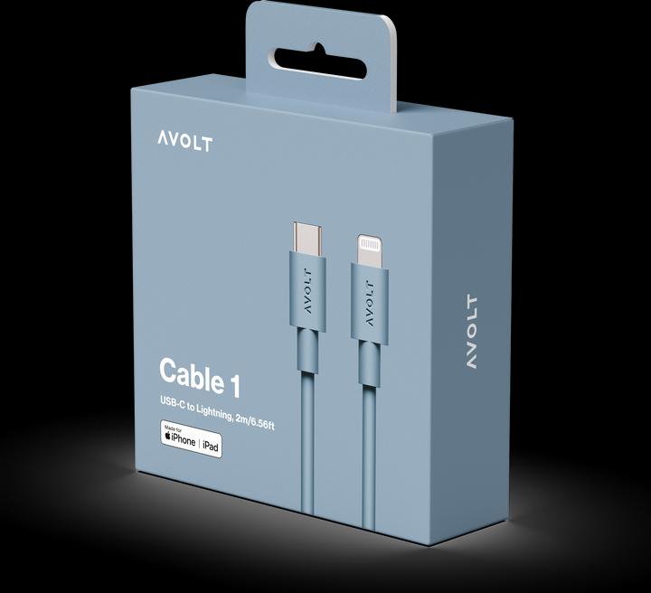 Produktbild Avolt Cabel 1 USB-C auf Lightning (MFi) Ladekabel (2 m)