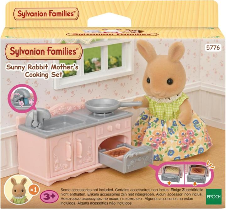 Produktbild Sylvanian Families Mutter Hase Sonnenschein Küchenset