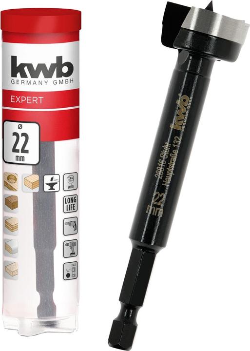 Image du produit kwb Mèche à bois, 706422, 22 mm (22 mm)