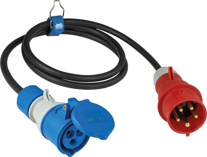 Actual product image As - Schwabe Camping safety plug adapter cable (1.50 m, CEE)