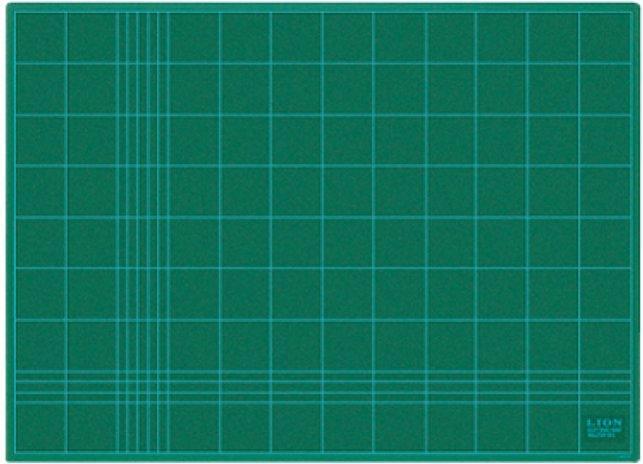 Lion Cutting Mat Cutting Mat CM-60 62x45cm vert avec grille (62 x 45 cm)