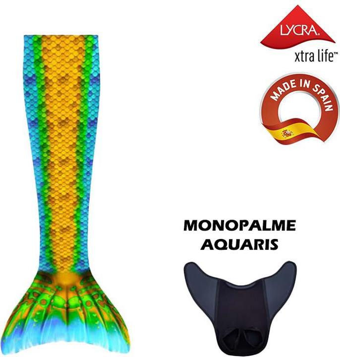 Produktbild Kuaki Mermaids Meerjungfrau-Kostüm mit Monoflosse Aquaris