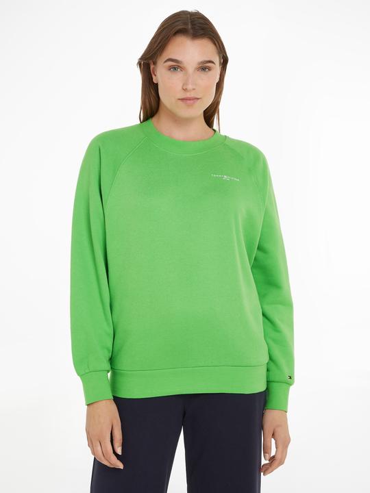 Produktbild Tommy Hilfiger Damen Sweatshirt 1985 ohne Kapuze, Grün (Spring Lime), M (M)