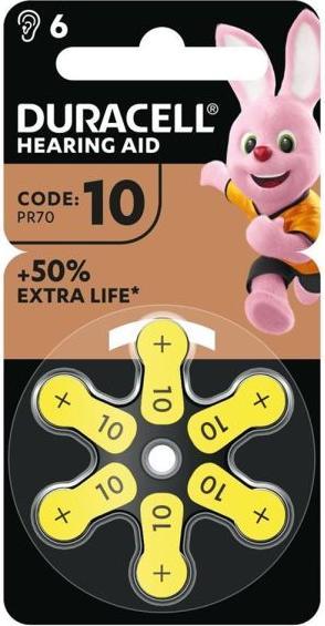 Actual product image Duracell Electronics Easy Tab (6 pcs., PR70, 90 mAh)