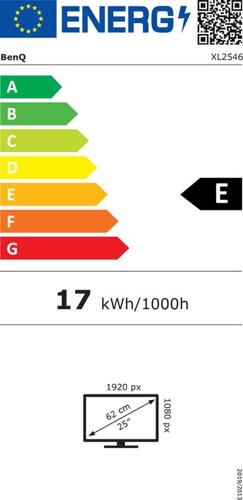 Energie-Label BenQ Zowie Xl2546 (1920 x 1080 Pixel, 24.50")