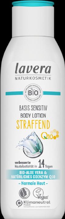 Actual product image Lavera Basis Sensitive Body Lotion Firming Q10 Aloe Vera Lot (Body cream, 250 ml)